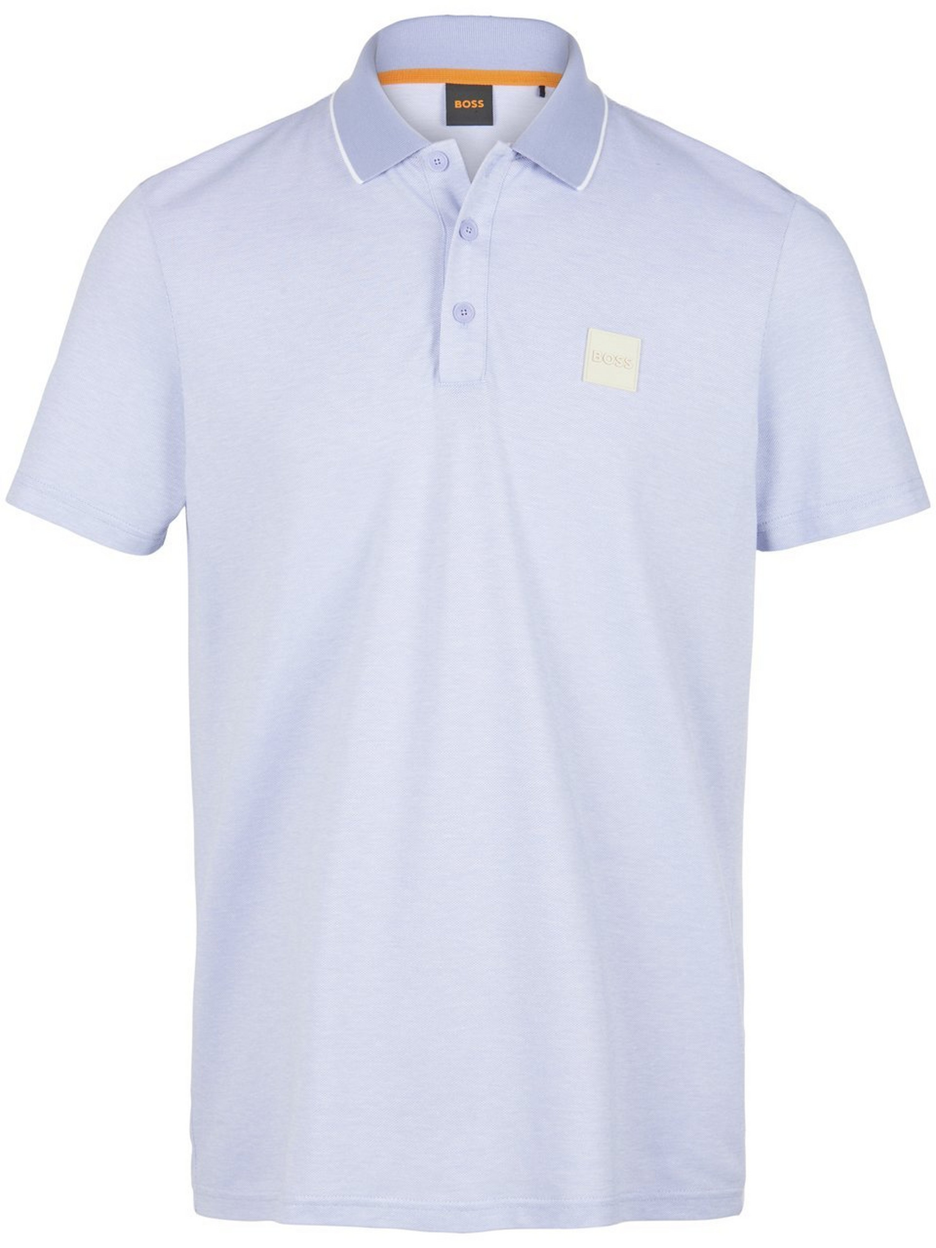 Poloshirt PeOxford Van BOSS paars