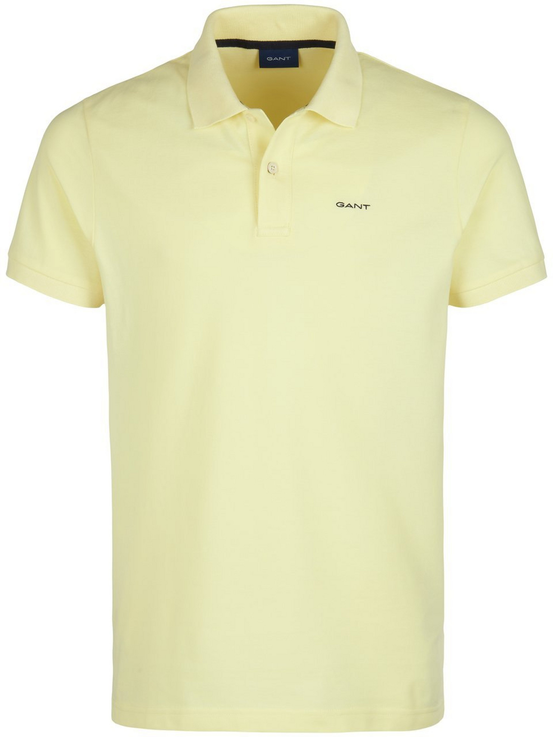 Poloshirt 100% katoen Van GANT geel