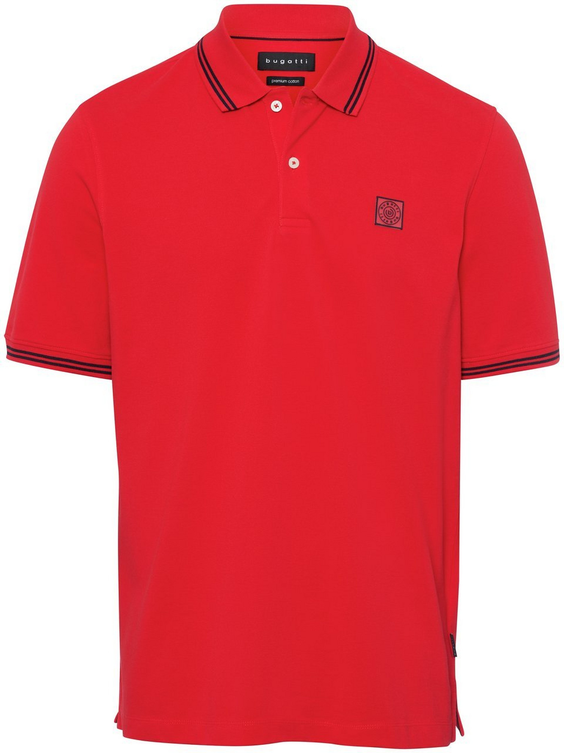 Poloshirt Van Bugatti rood