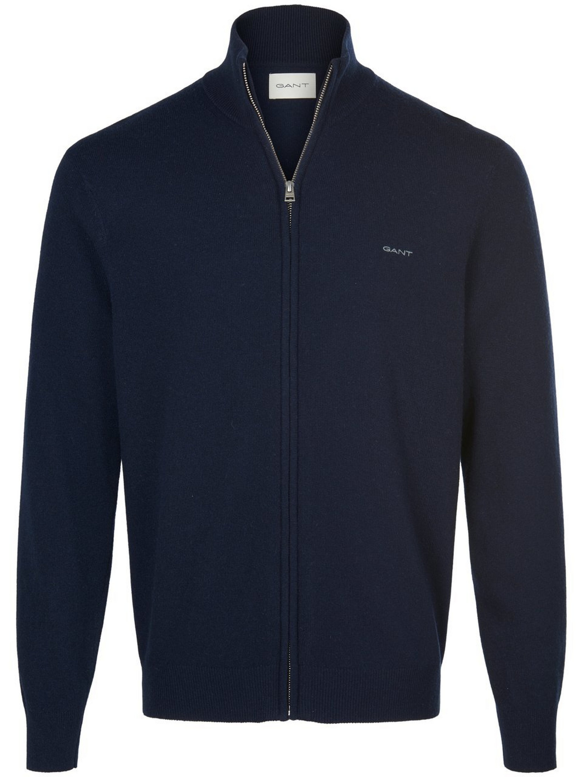 Vest staande halsboord Van GANT blauw