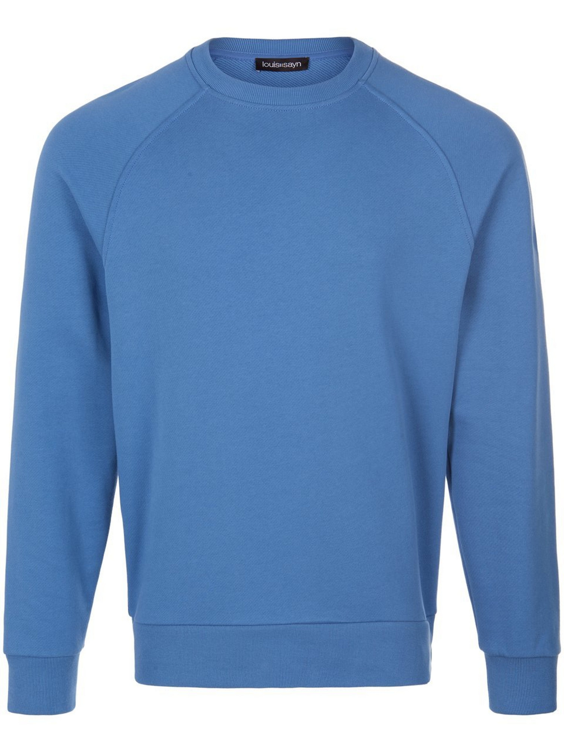 Sweatshirt 100% katoen raglanmouwen Van Louis Sayn blauw