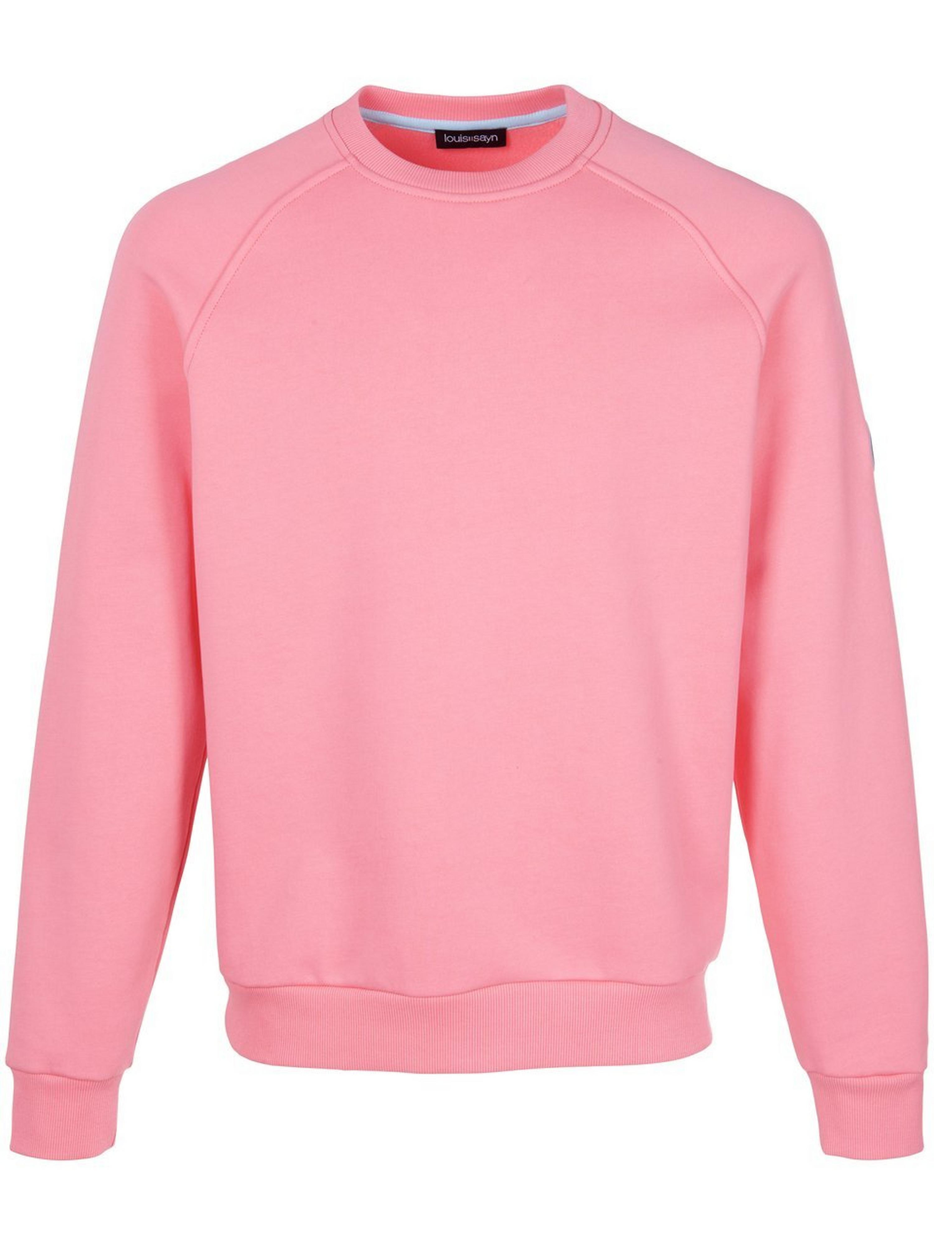 Sweatshirt 100% katoen raglanmouwen Van Louis Sayn pink