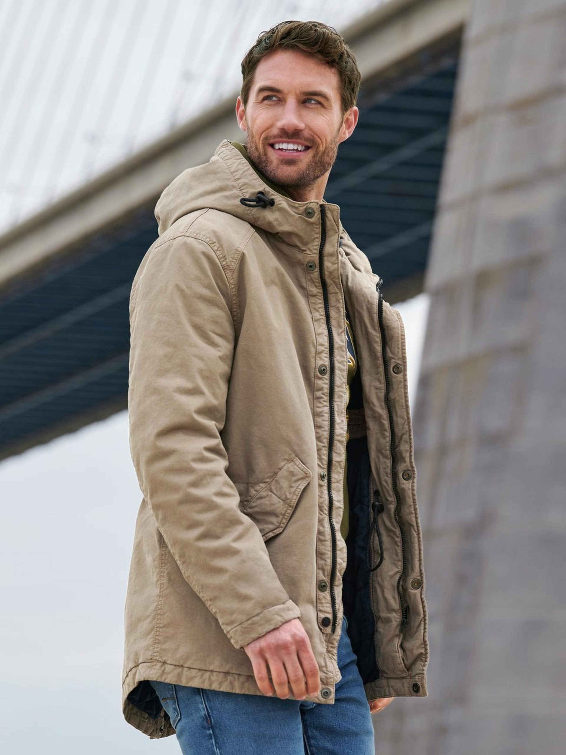 Parka capuchon Van Louis Sayn beige