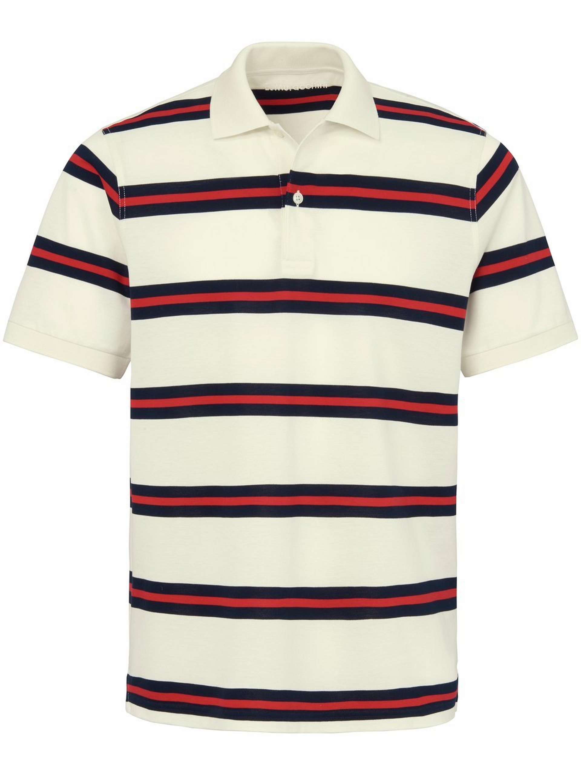 Poloshirt 100% katoen korte mouwen Van E.Muracchini wit