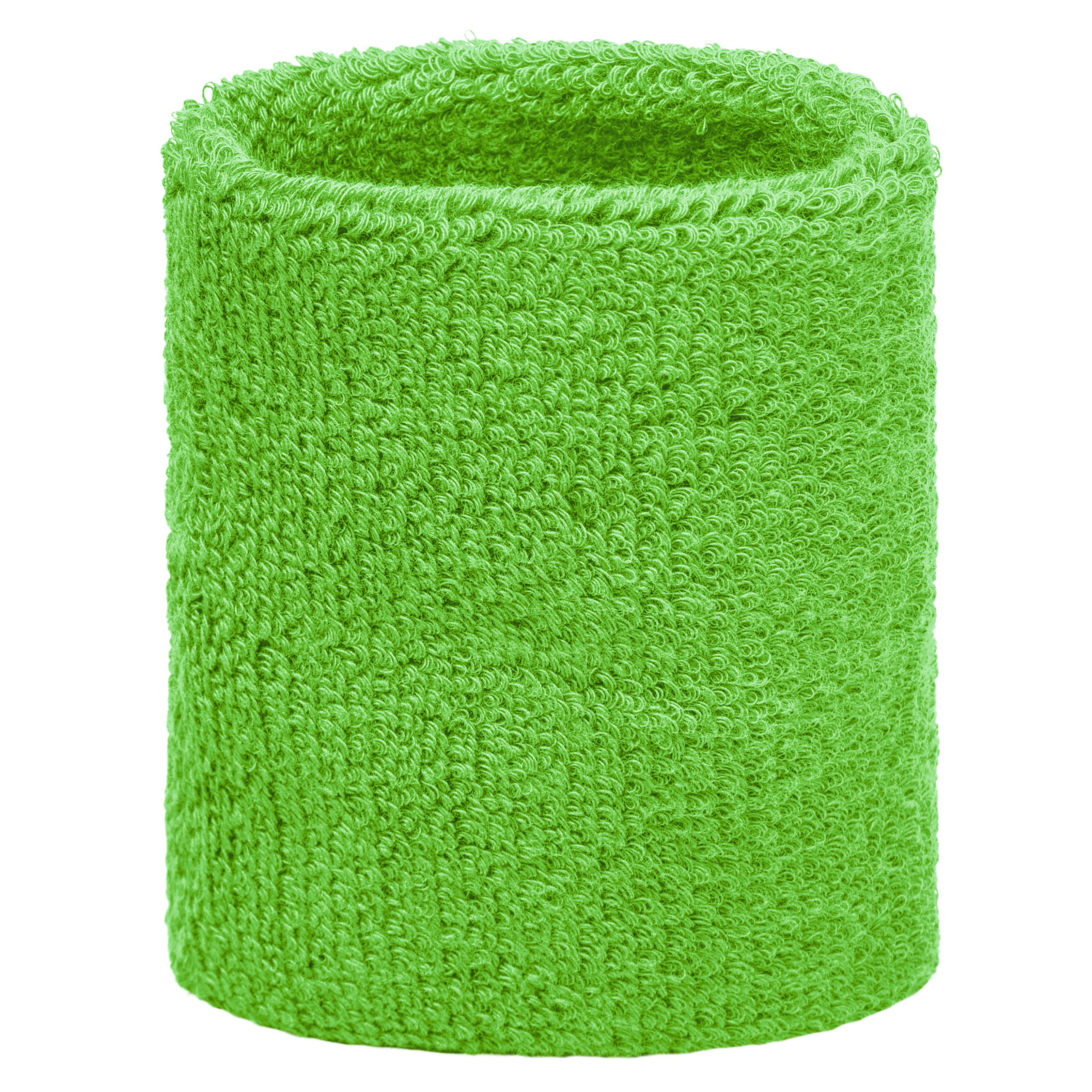 Lime groen zweetbandje voor pols