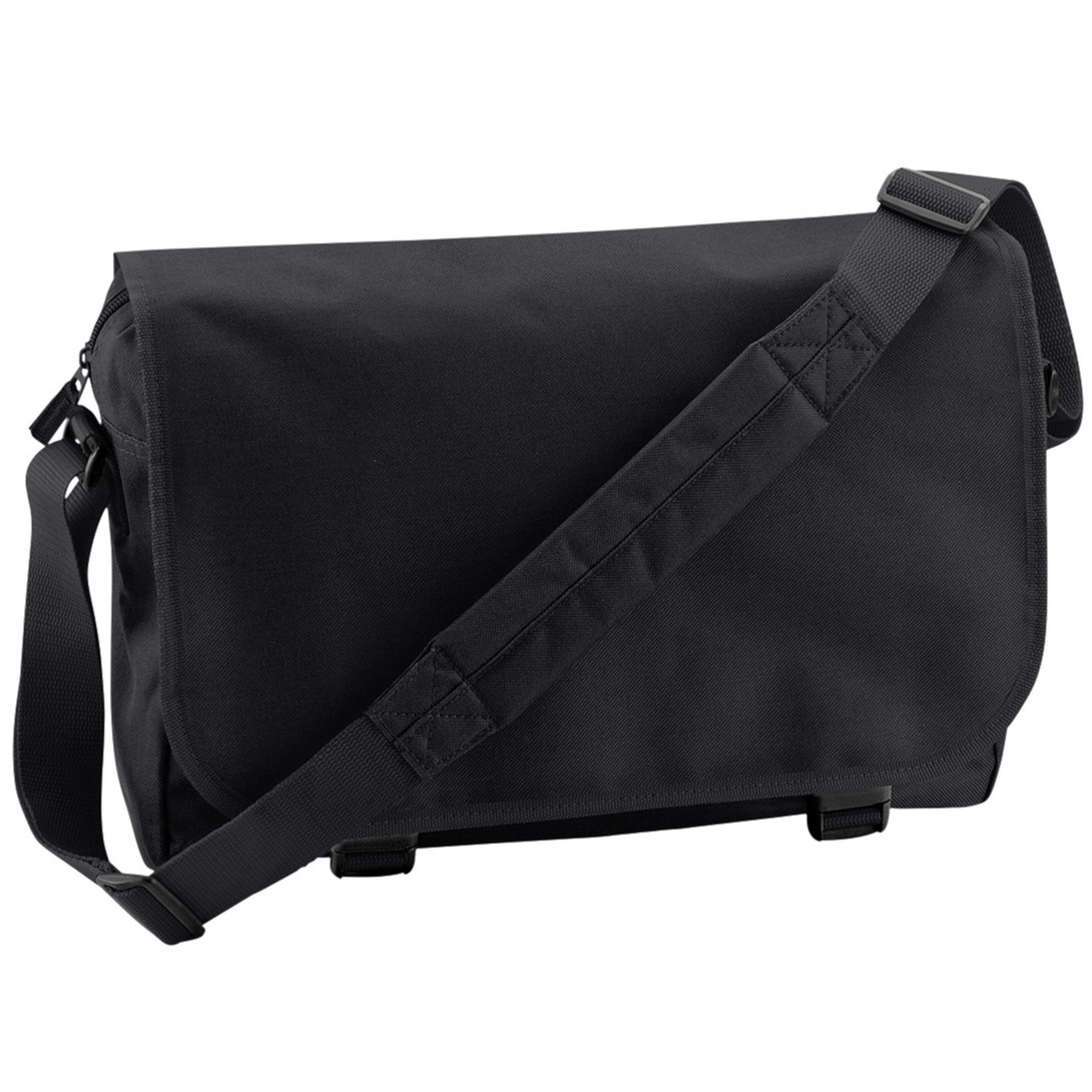 Bagbase Schoudertas - zwart - 41x31x12 cm - 15L - aktetas - volwassenen - polyester - schooltas