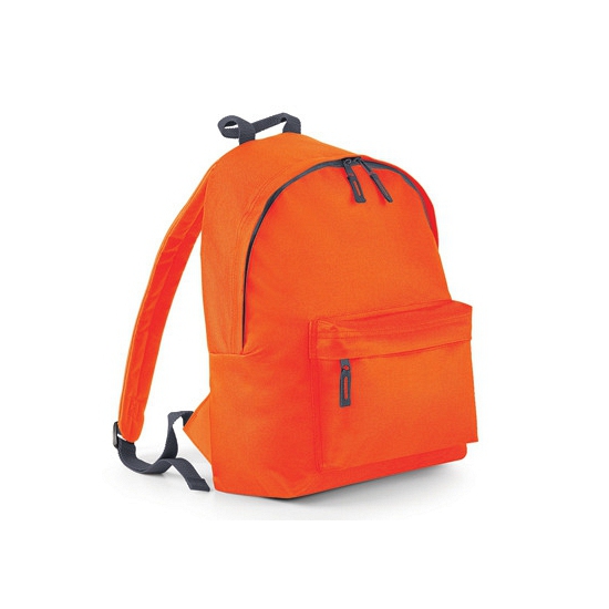 Bagbase Rugtas - oranje - 18L - 42 x 31 cm - schooltas met voorvak - rugzak