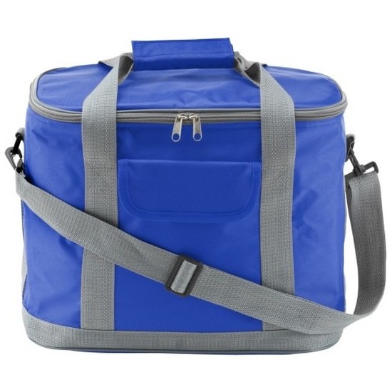 Grote koeltas Sitges - blauw - met verstelbare band - 17 liter - Koeltassen outdoor / strand