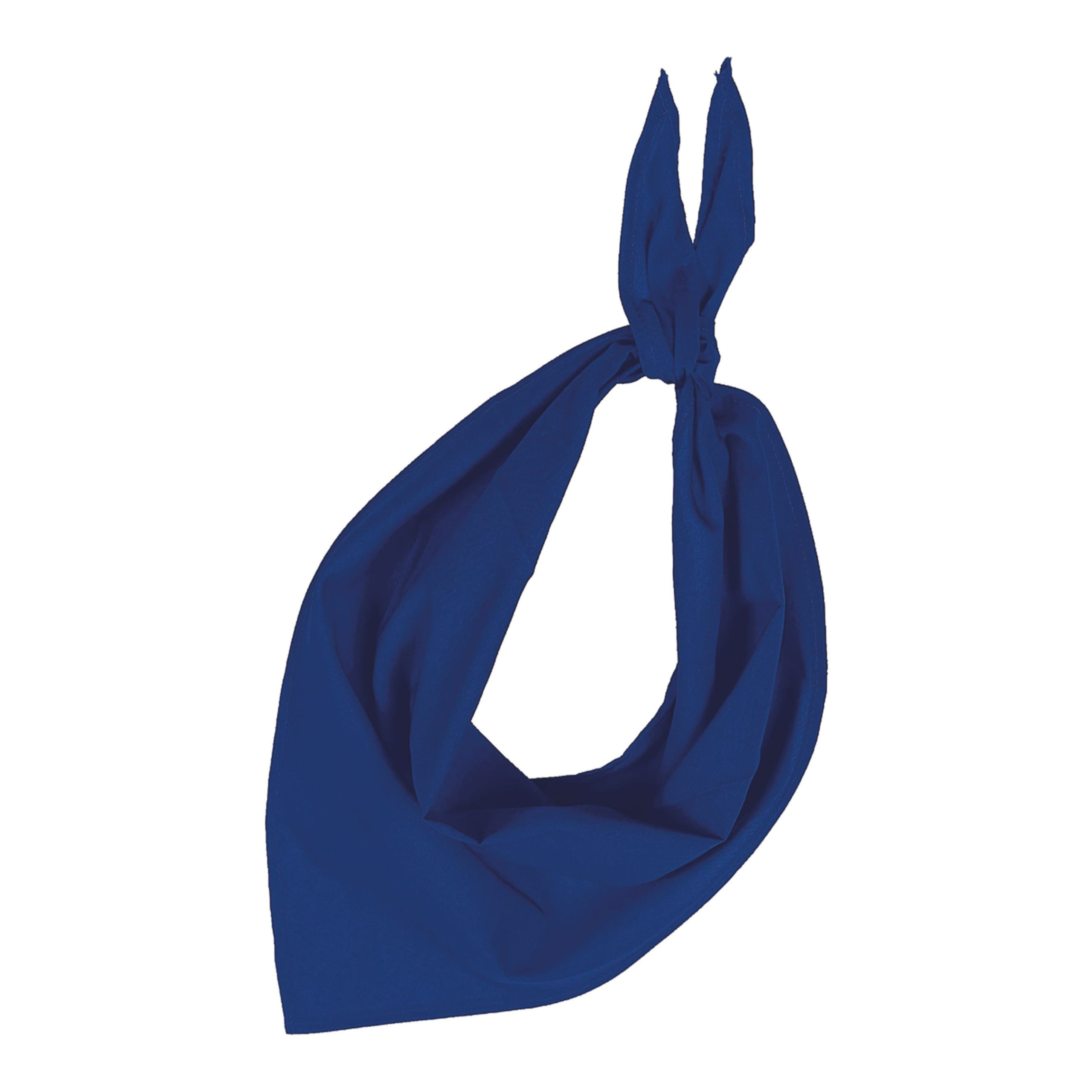 Zakdoek bandana kobalt blauw