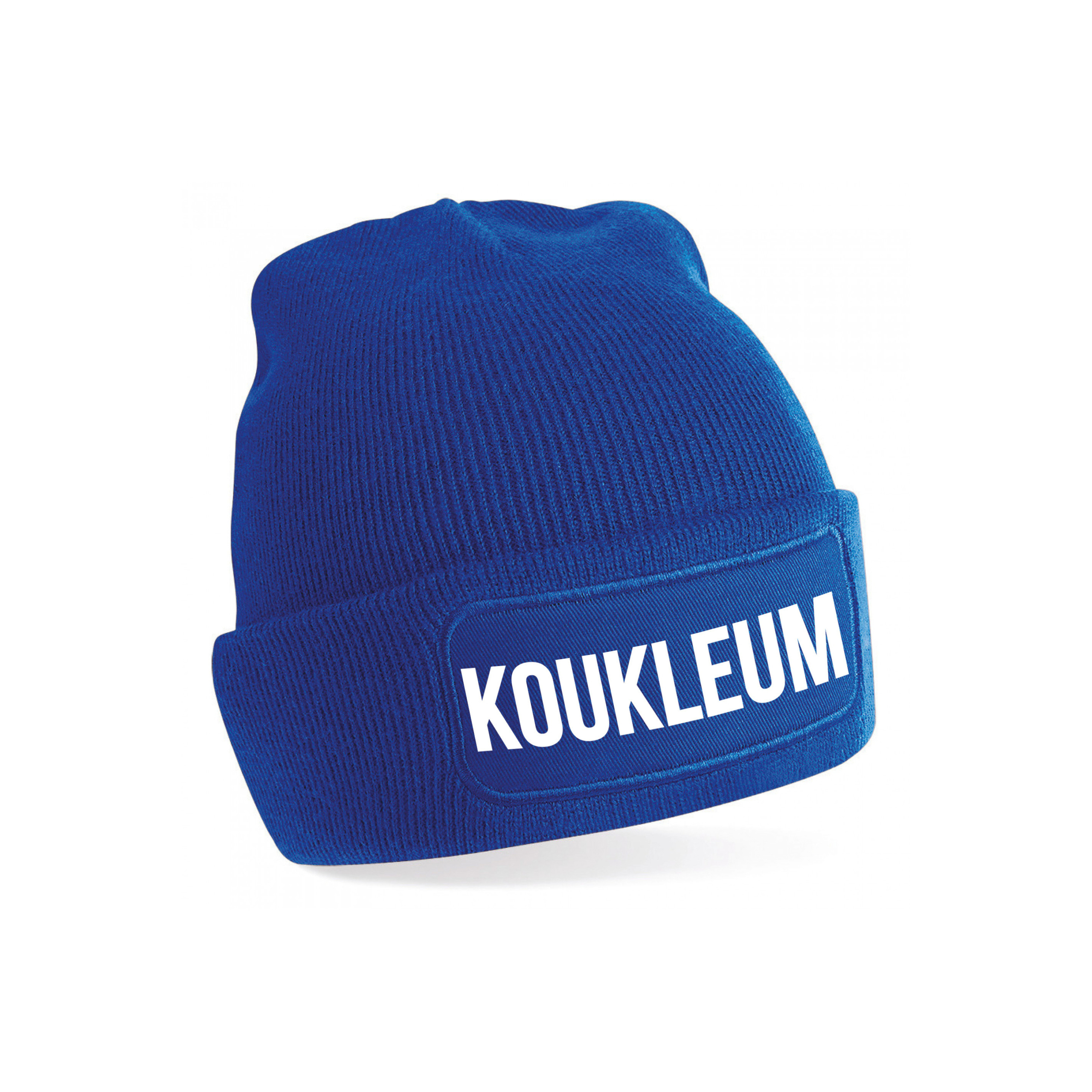 Bellatio Decorations Wintermuts - KOUKLEUM - unisex - one size - blauw - damesmuts - herenmuts