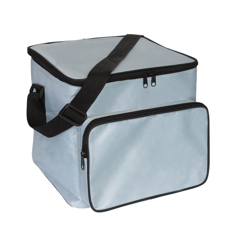 Grote Koeltas - 21 liter - 28 x 25 x 30 cm - zilverkleurig - lunchtas