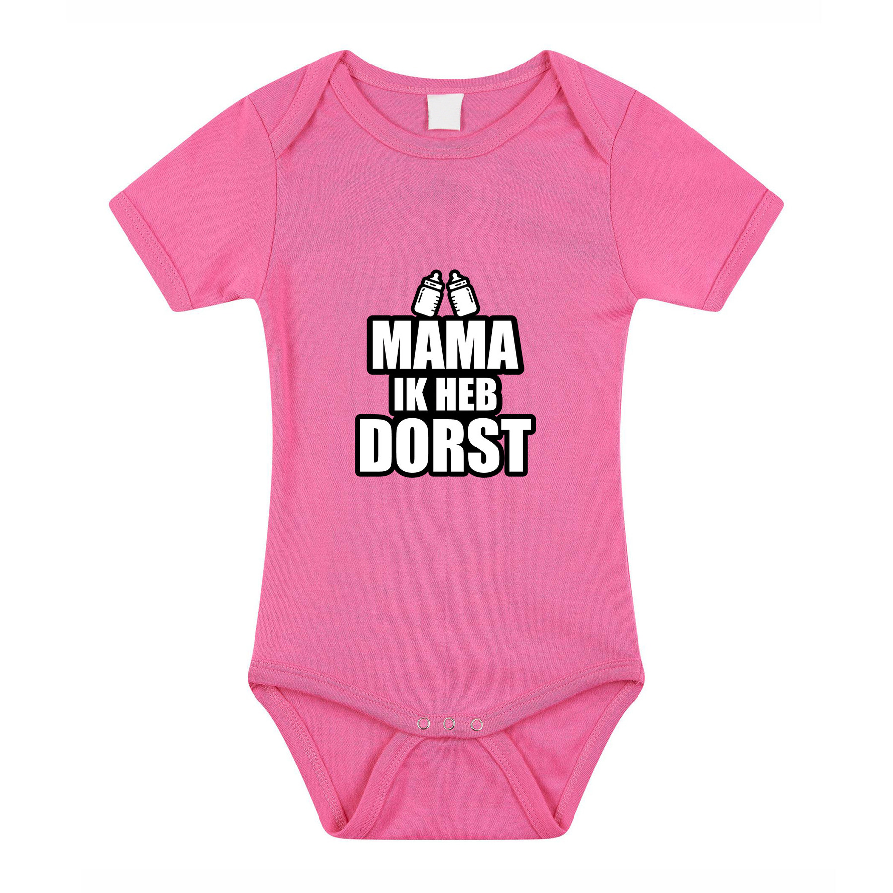Mama ik heb dorst cadeau baby rompertje roze meisjes