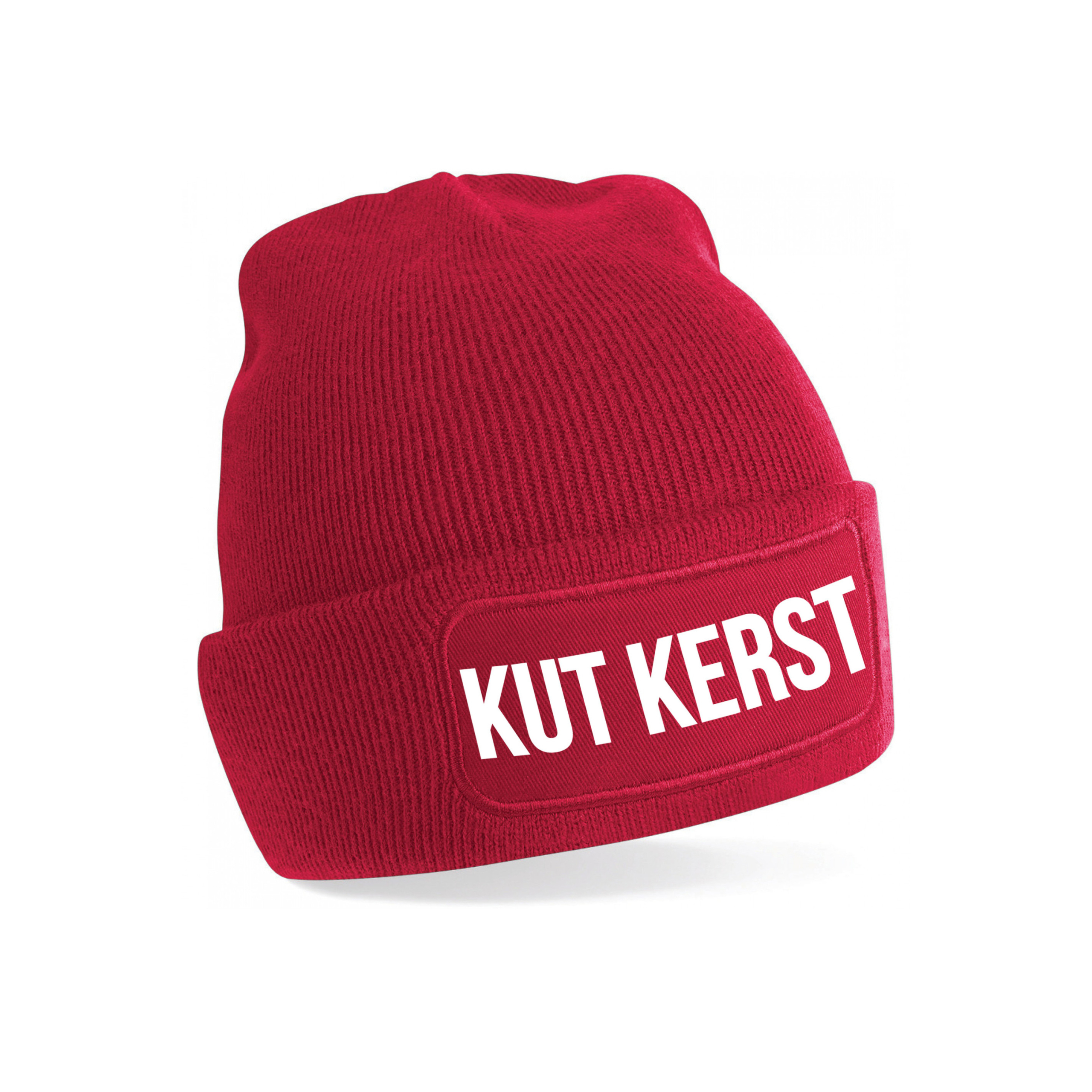 Kut kerst muts unisex one size - Rood