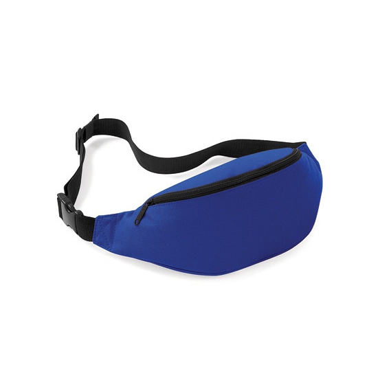 Heuptasje/buideltasje - 1x - blauw - 38 cm - festivaltasjes - Reis/vakantie/wandel tasje