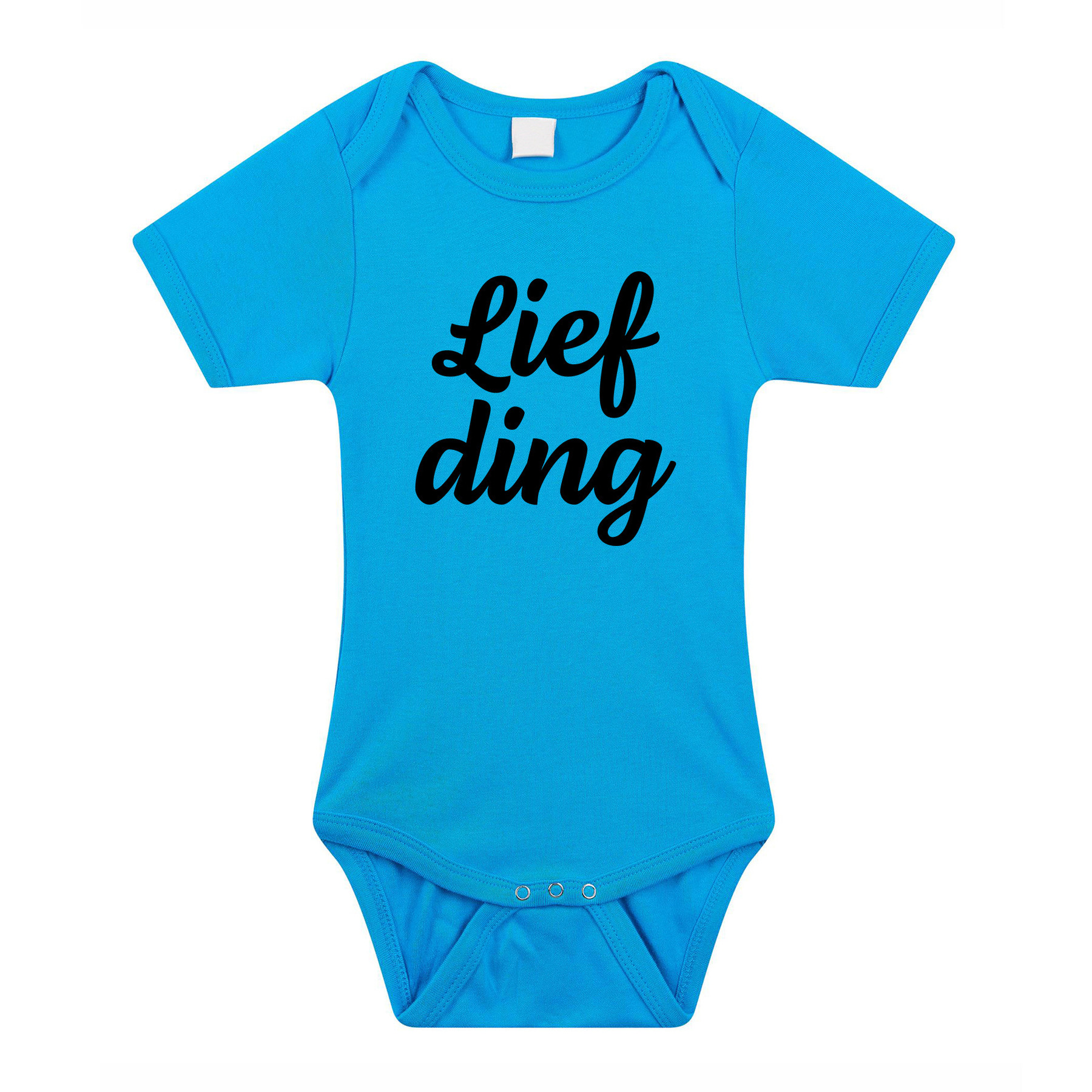 Lief ding cadeau baby rompertje blauw jongens