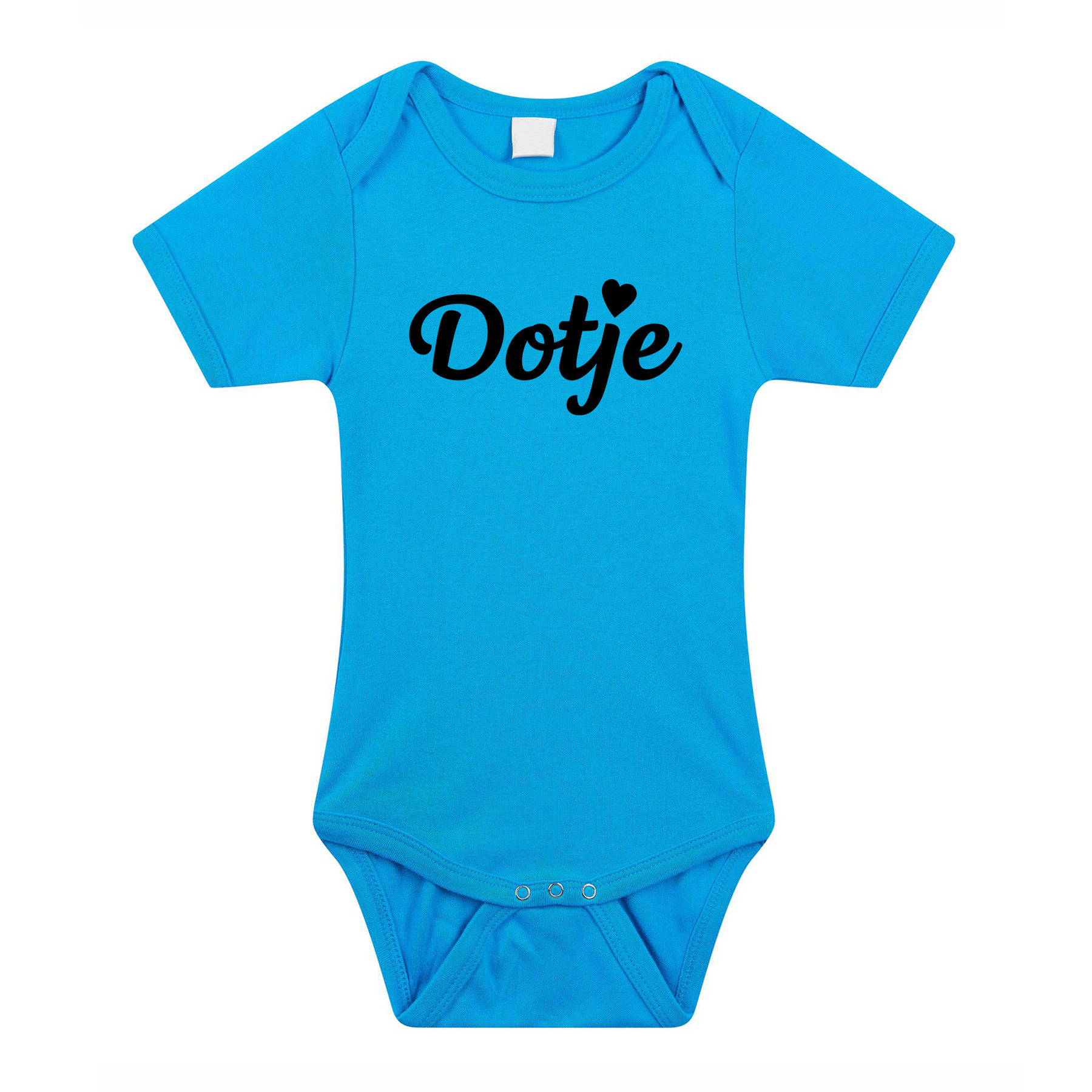 Dotje cadeau baby rompertje blauw jongens