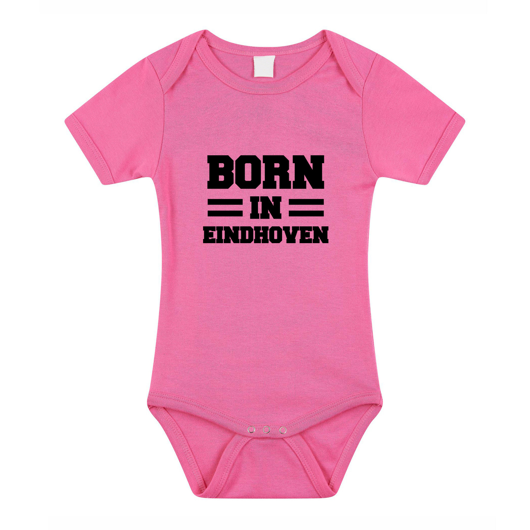 Born in Eindhoven cadeau baby rompertje roze meisjes
