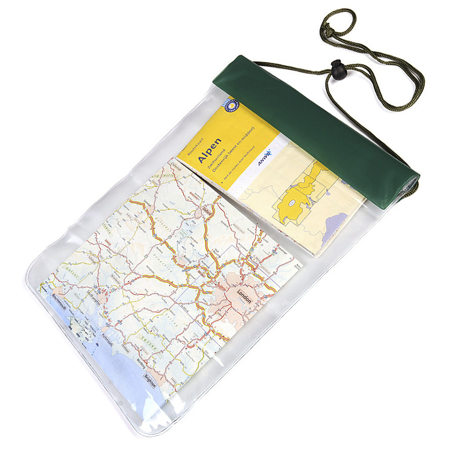Waterdichte tas - PVC - 40 x 26,5 cm - met koord - waterproof reisaccessoire