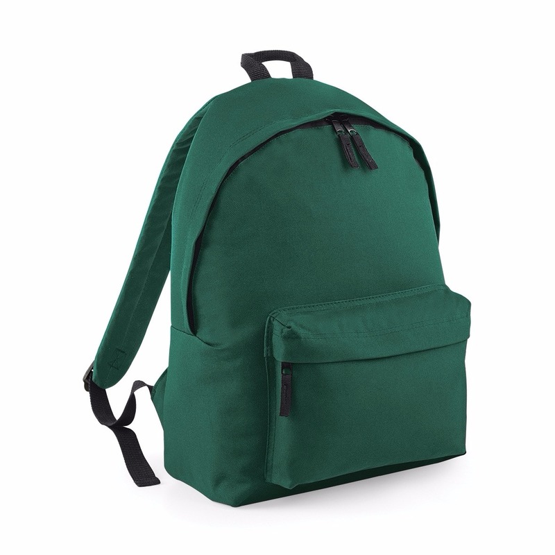 Bagbase rugzak/rugtas voor kinderen - groen - 14 Liter - boekentas/gymtas - 38 x 28 x 19 cm