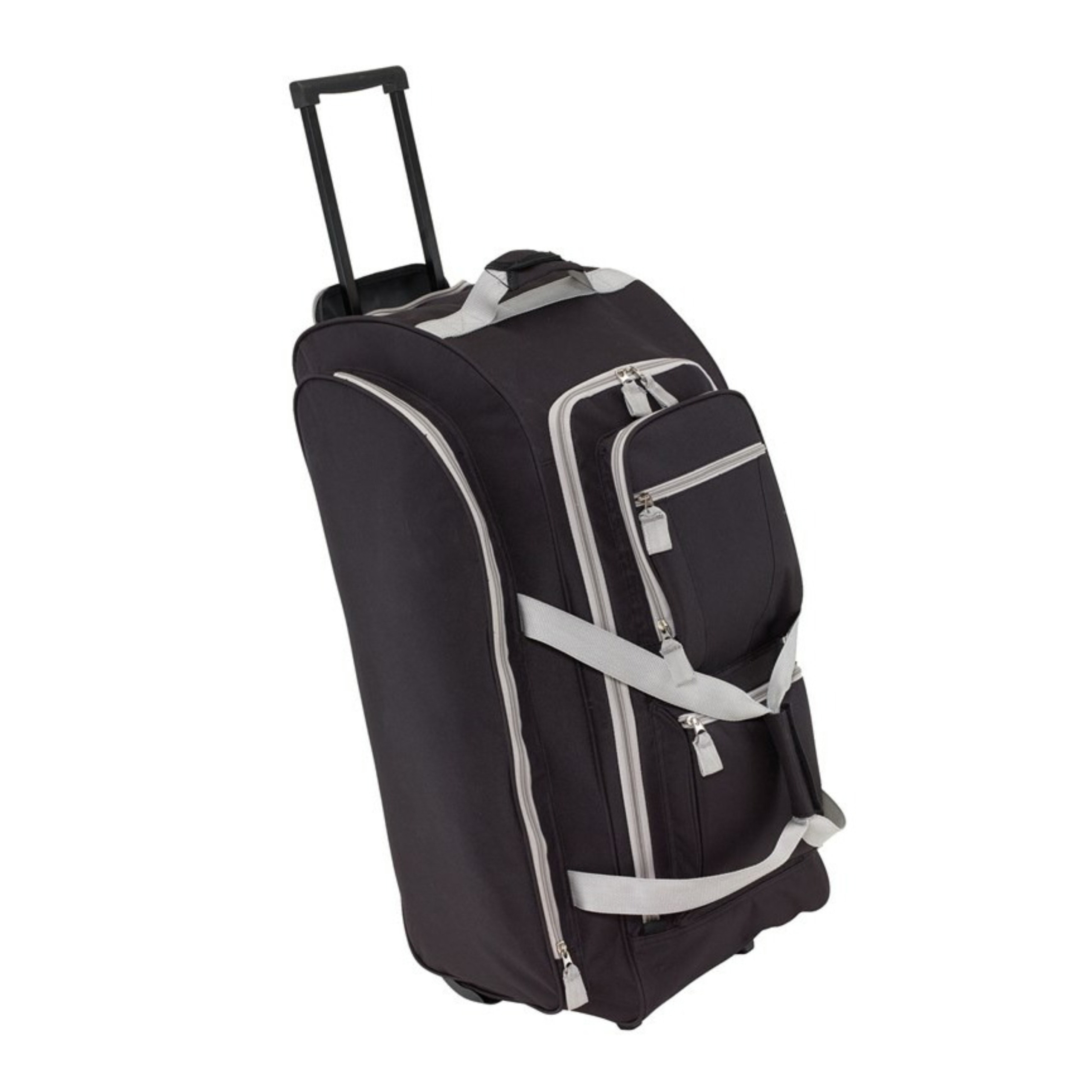 Reistas/weekendtas trolley model Greenland - 75 x 30 x 33 cm - 9 vakken - zwart