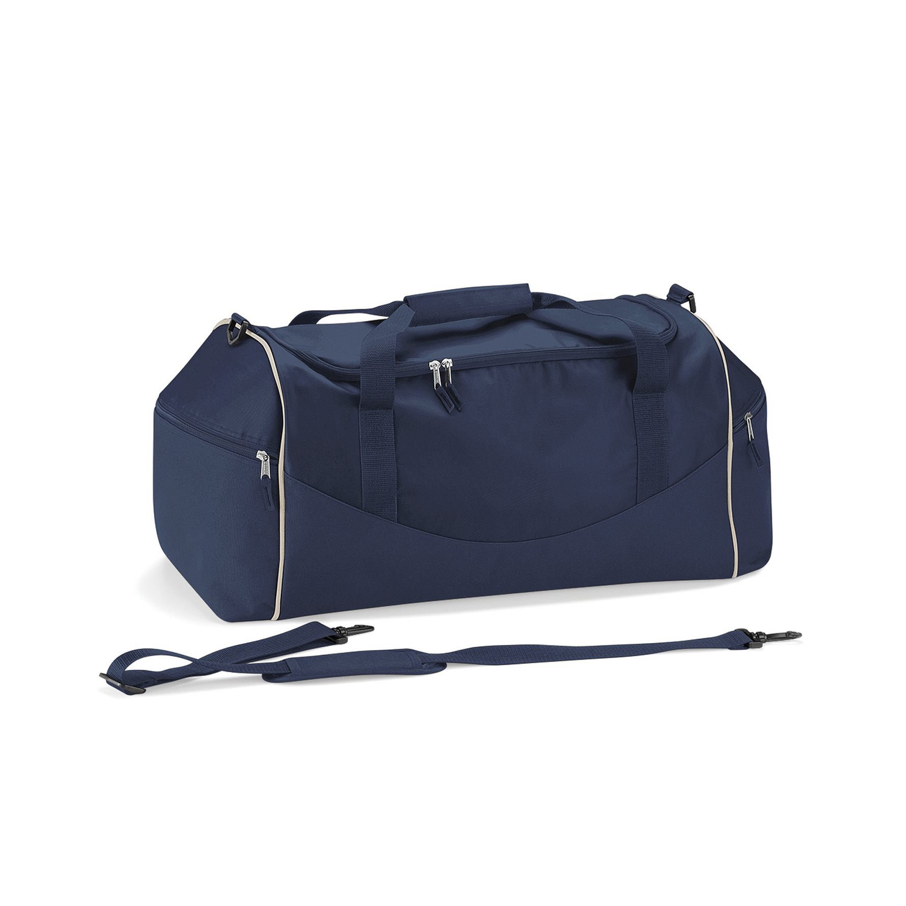 Quadra Reistas Holiday - weekendtas / sporttas - 62x30x30 cm - 3 vakken - navy/naturel