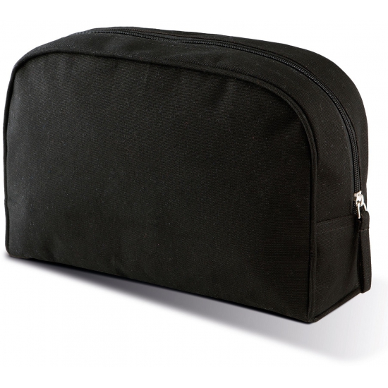 Kimood grote Toilettas / Make-up etui - zwart - 28 x 18 x 9 cm - Reis etui - Schooletui