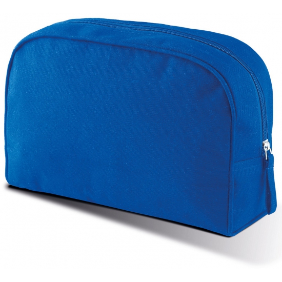 Kimood grote Toilettas / Make-up etui - blauw - 28 x 18 x 9 cm - Reis etui - Schooletui