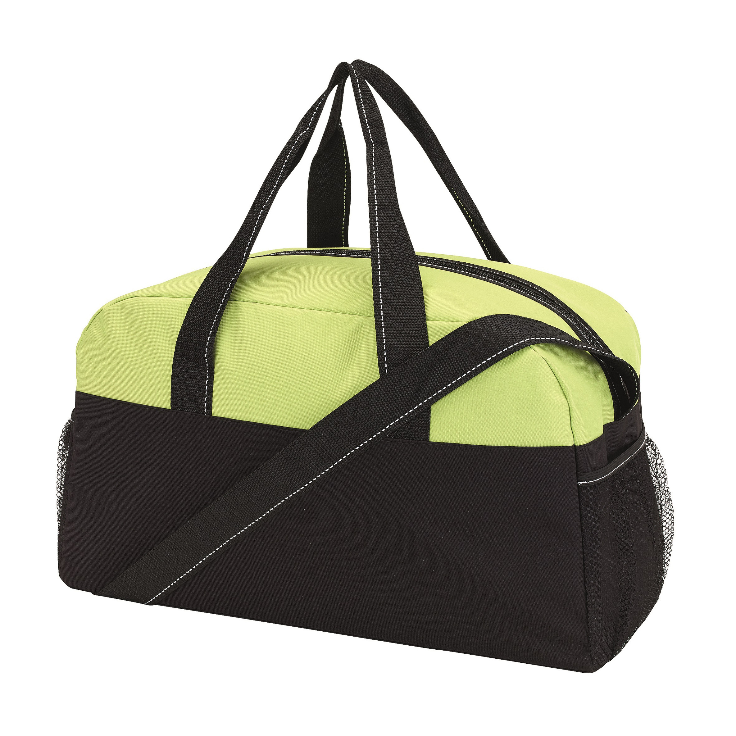 Sporttas Fitness Master - 45 x 19 x 26 cm - 22 liter - groen/zwart