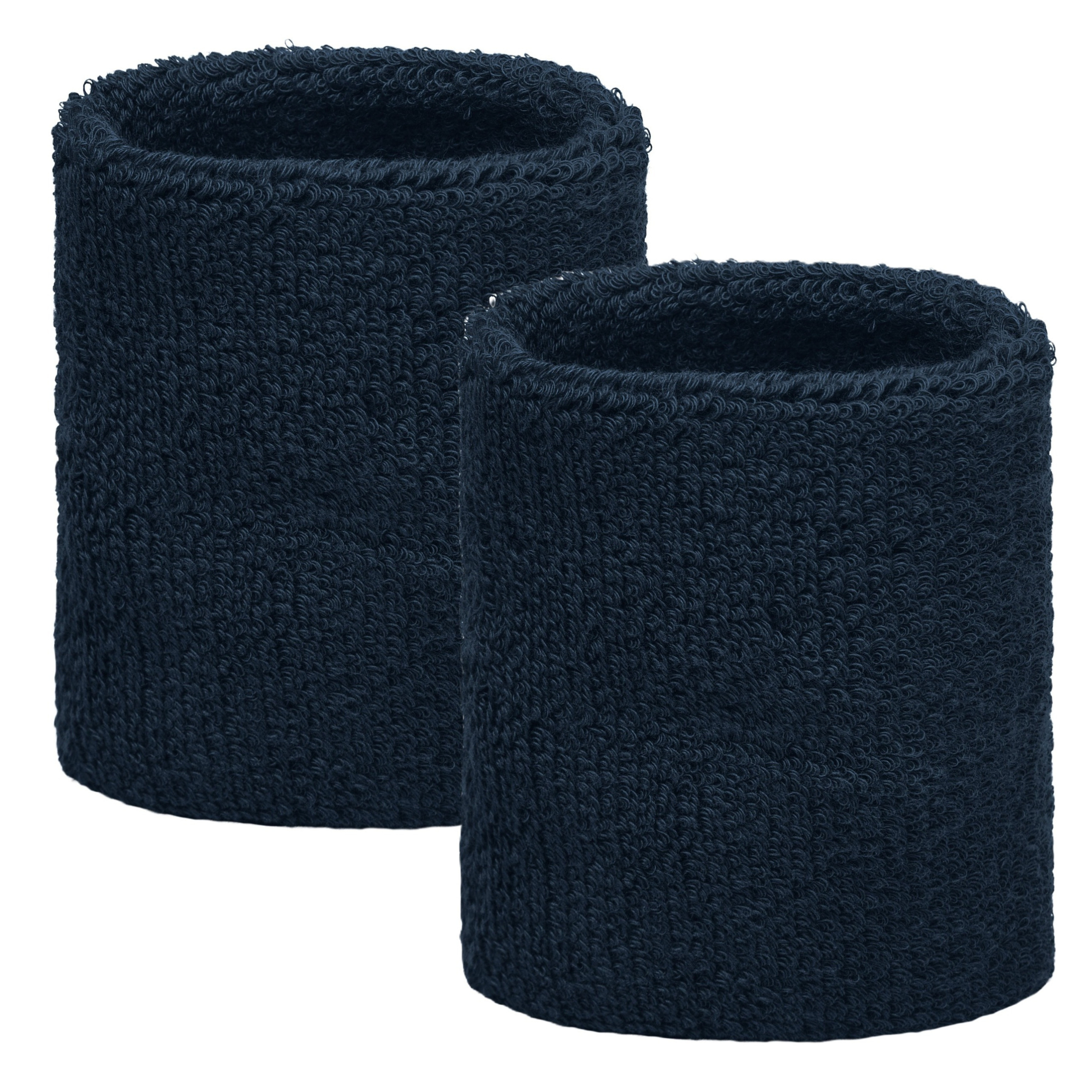 Navy pols zweetbandjes 2 stuks