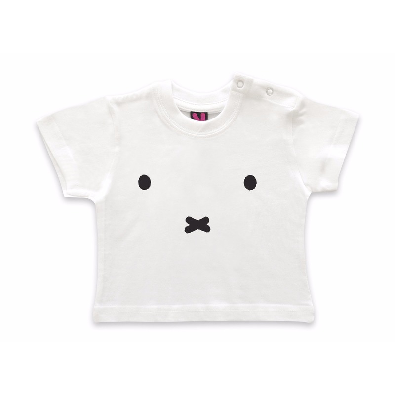 Wit baby t-shirt met Nijntje snoet