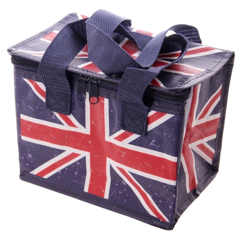 Kleine koeltas Union Jack/United Kingdom print voor sixpack blikjes - Lunchtrommel