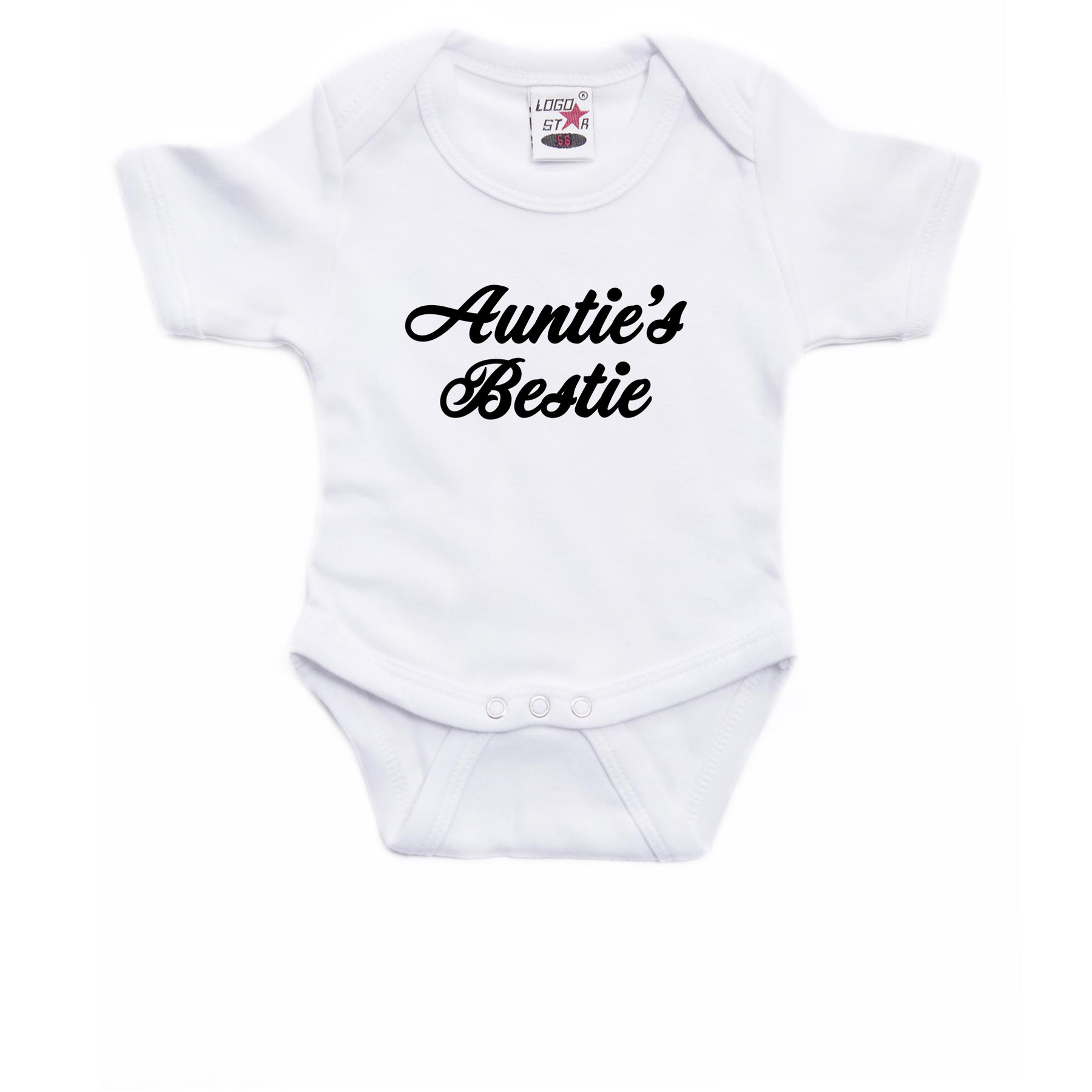 Aunties bestie - cadeau - baby rompertje - wit - jongen - meisje - kraamcadeau