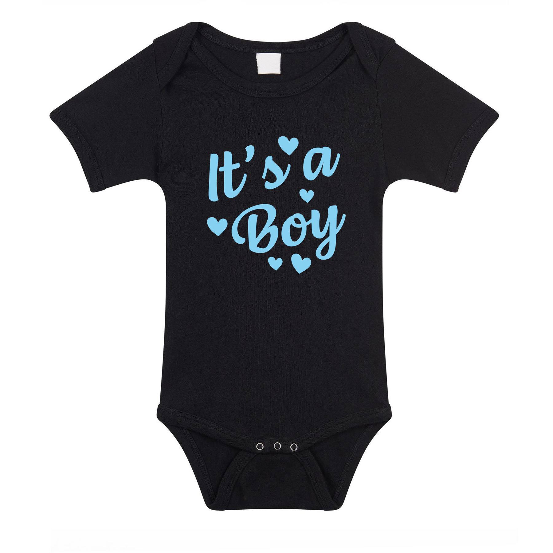 Its a boy gender reveal cadeau - baby rompertje - zwart - jongens - Kraamcadeau - Babykleding