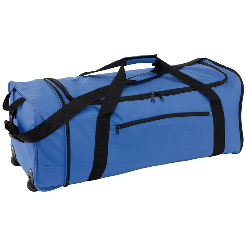 Reistas/weekendtas/sporttas - model Laserwheels - 81 x 32 x 33 cm - 3 vakken - blauw