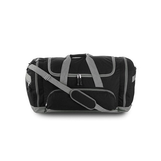 Sporttas of Reistas Dubay - 69 x 34 x 36 cm - 4 vakken - zwart - met draagriem