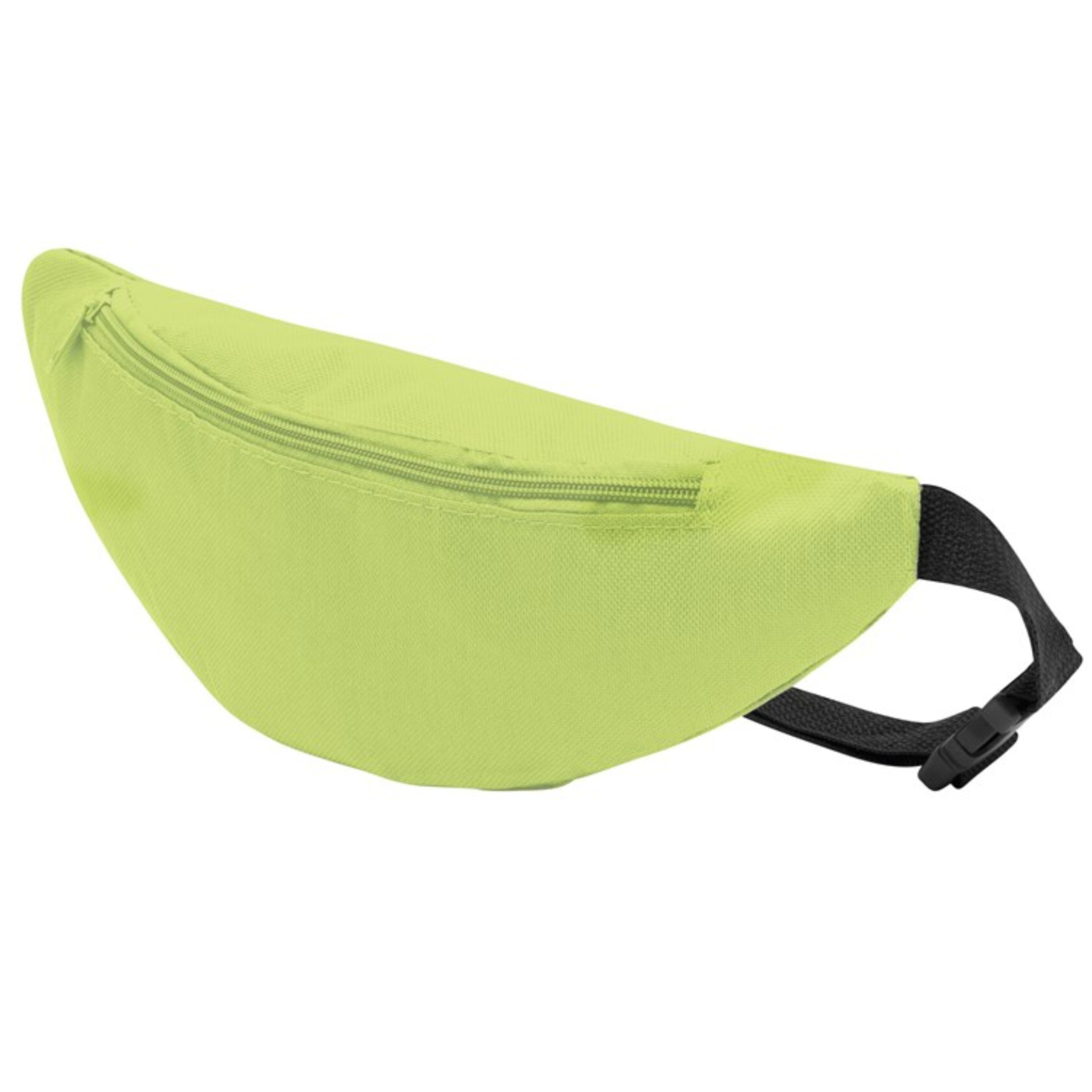 Heuptasje - lime groen - 35 x 15 cm - festivaltasjes- Fanny pack - polyester - verstelbaar - buidelt