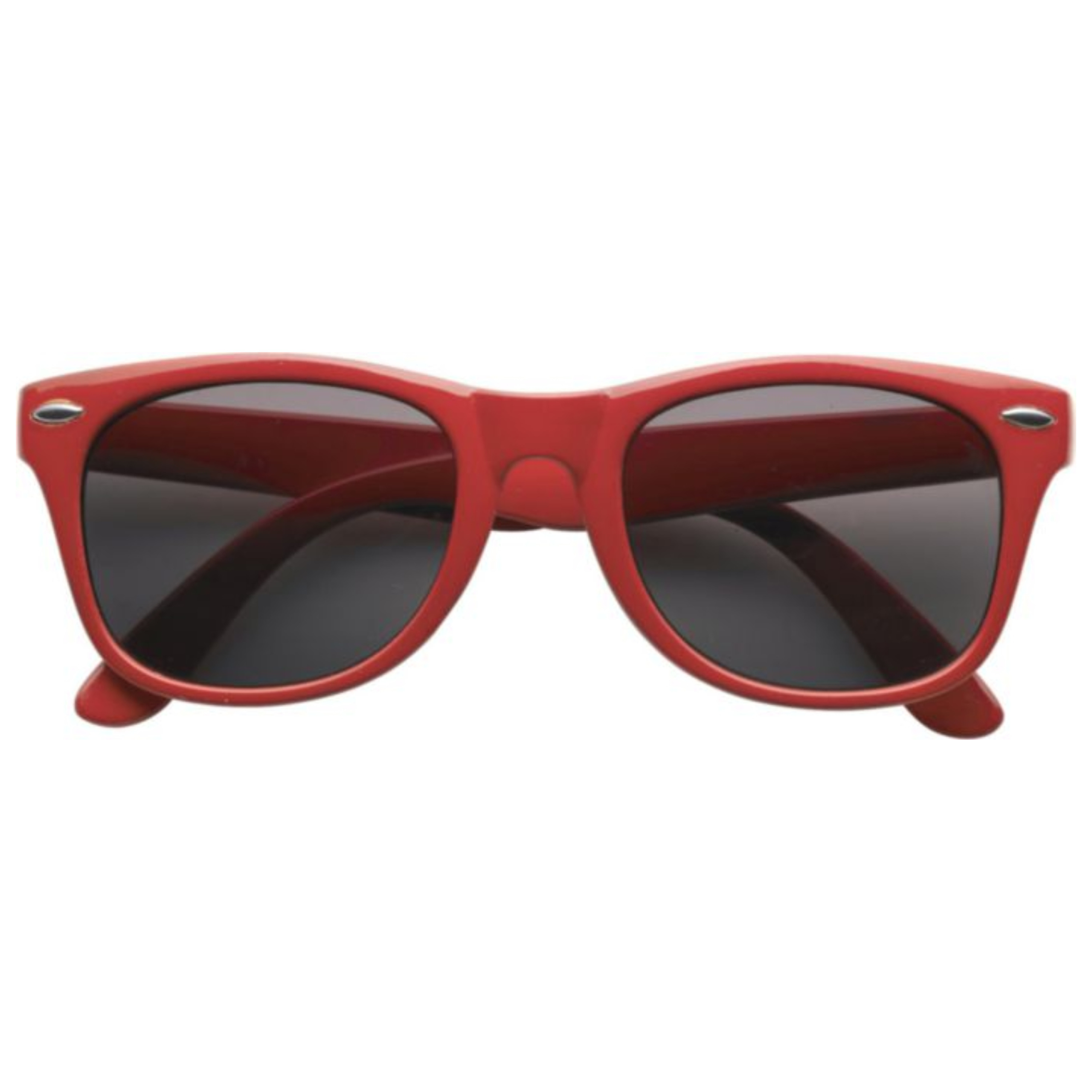 Feest Zonnebril - rood - kunststof - volwassenen - dames/heren