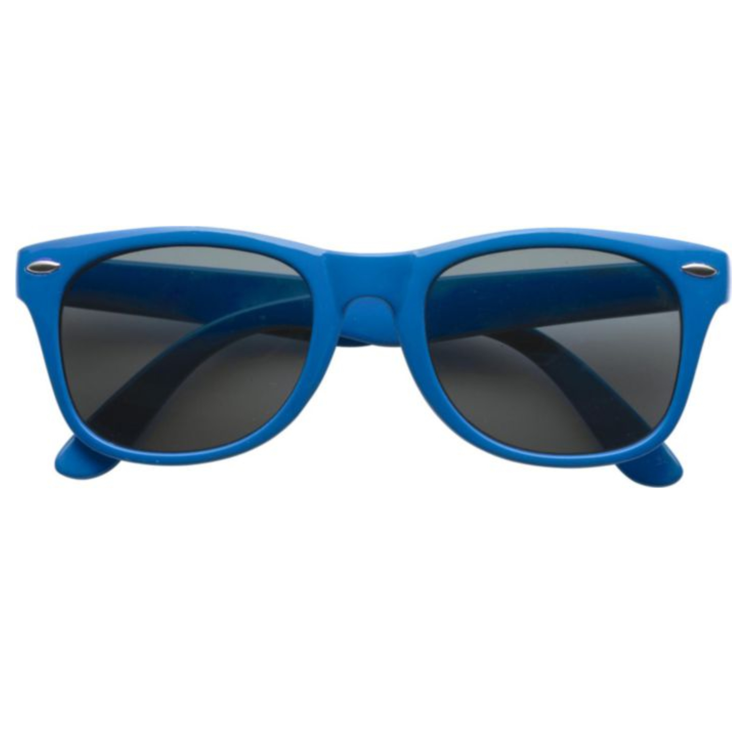 Feest Zonnebril - blauw - kunststof - volwassenen - dames/heren